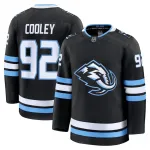 Mannen Utah Mammoth Logan Cooley Zwart Home Premium Speler Jersey