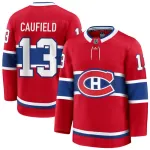 Cole Caufield Montreal Canadiens Home Premium Jersey - Rouge
