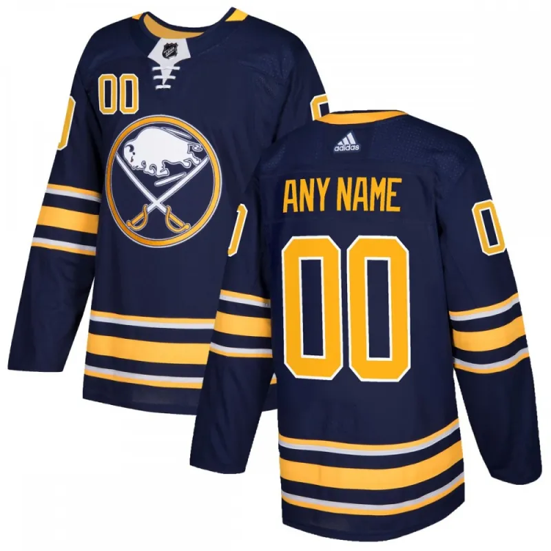 Buffalo Sabres adidas Authentic Custom Jersey – Navy