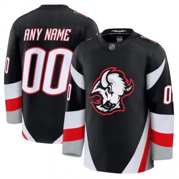 Camisa Personalizada Premium Alternativa Preta dos Buffalo Sabres