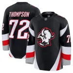 Camisa Premium Alternativa Preta de Tage Thompson dos Buffalo Sabres