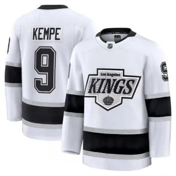 Adrian Kempe Men's Los Angeles Kings White Away Premium Jersey