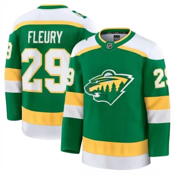 Marc-André Fleury Men's Minnesota Wild Green Alternate Premium Jersey