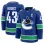 Quinn Hughes Men's Vancouver Canucks Blue Home Premium Jersey
