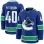 Elias Pettersson Men's Vancouver Canucks Blue Home Premium Jersey