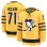 Evgeni Malkin Men's Pittsburgh Penguins Gold Alternate Premium Jersey