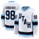 Mikhail Sergachev Men's Utah Mammoth White Away Premium Player Jersey