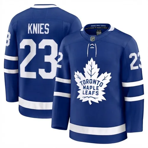 Matthew Knies Men's Toronto Maple Leafs Blue Home Premium Jersey