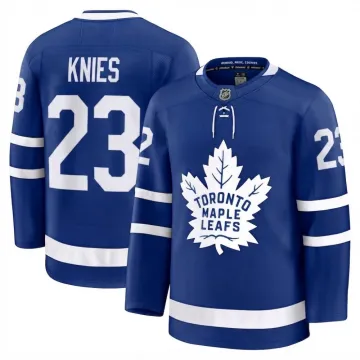Matthew Knies Men's Toronto Maple Leafs Blue Home Premium Jersey