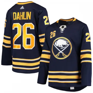 Camiseta de jugador auténtica de local de Rasmus Dahlin (Buffalo Sabres) de adidas, temporada 2020/21 - Azul real