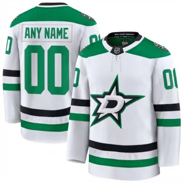 Dallas Stars Away Premium Player Custom Jersey - White
