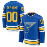 Camiseta personalizada premium de los St. Louis Blues para partidos en casa - Azul