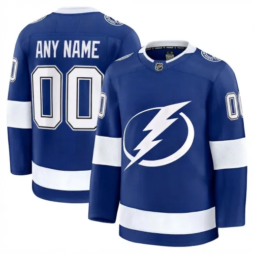 Tampa Bay Lightning – Blaues Premium-Heimtrikot nach Maß