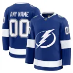 Maglia personalizzata Premium da casa dei Tampa Bay Lightning, blu