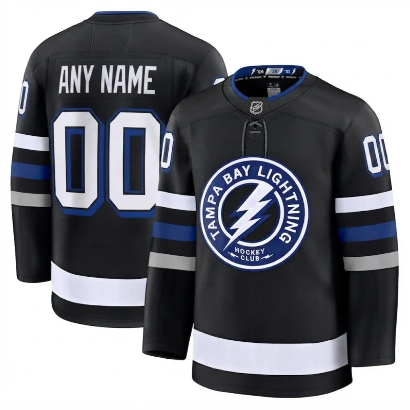 Tampa Bay Lightning – Schwarzes Premium-Trikot in Sonderausführung