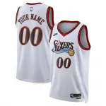 Philadelphia 76ers Nike Unisex White Swingman Custom Jersey - Classic Edition