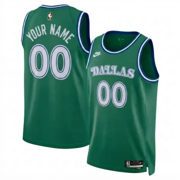Dallas Mavericks Nike Unisex Green Swingman Custom Jersey - Classic Edition