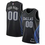 Dallas Mavericks Nike Unisex 2025/26 Black Swingman Custom Jersey - City Edition