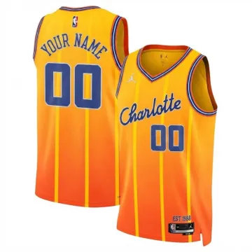 Charlotte Hornets Jordan Brand Orange 2025/26 City Edition Swingman Custom Jersey