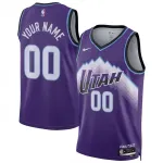 Utah Jazz Nike Unisex Purple Swingman Custom Jersey - Icon Edition