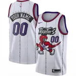 Toronto Raptors Nike White Classic Edition Swingman Custom Jersey