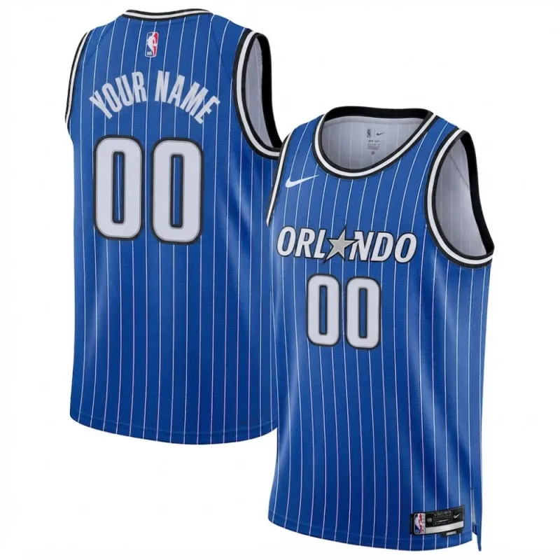 Orlando Magic Nike Unisex Blue Swingman Player Custom Jersey – Icon Edition
