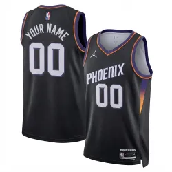 Unisex Phoenix Suns Jordan Brand Black Swingman Custom Jersey - Statement Edition