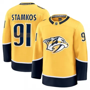 Steven Stamkos Nashville Predators thuis-premiumshirt - geel