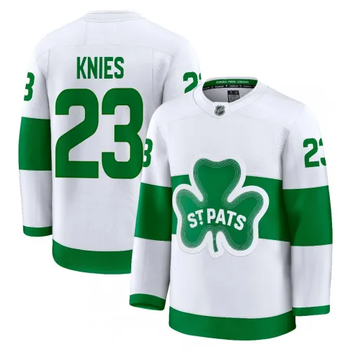 Matthew Knies Toronto Maple Leafs St. Patrick’s Alternate Premium-shirt
