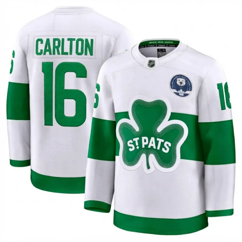 Carlton the Bear Toronto Maple Leafs St. Patricks Alternate Premium Jersey