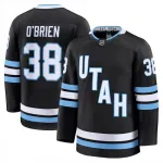 Liam O'Brien Men's Utah Mammoth Black Home Premium Jersey