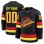 Men's Vancouver Canucks Black Alternate Premium Custom Jersey