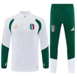 US45.98 - 2026 Italy Half-zip Tracksuit White