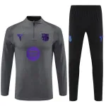 2025 Barcelona Collaboration Half-zip Tracksuit Gray 2025 Barcelona Collaboration Half-zip Tracksuit Gray