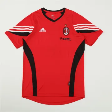 2003/04 AC Milan Retro Training Jersey Red