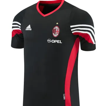 2003/04 AC Milan Retro Training Jersey Black