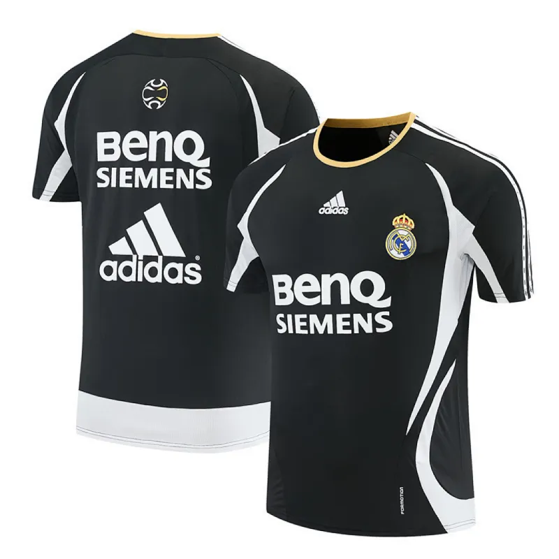 2006/07 Real Madrid Retro Training Jersey Black