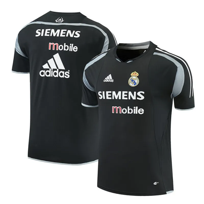 2004/05 Real Madrid Retro Training Jersey Black