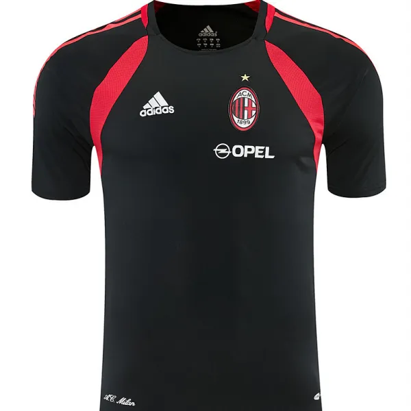 2005/06 AC Milan Retro Training Jersey Black - A-Grade Quality Detail View