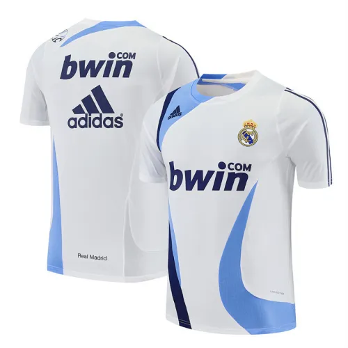 2007/08 Real Madrid Retro Training Jersey White