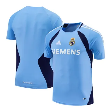 2005/06 Real Madrid Retro Training Jersey Light Blue