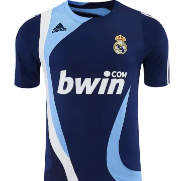 2007/08 Real Madrid Retro Training Jersey Royal Blue