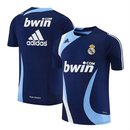 2007/08 Real Madrid Retro Training Jersey Royal Blue