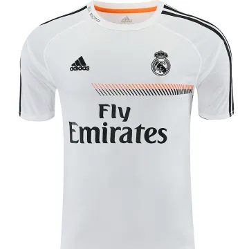 2013/14 Real Madrid Retro Training Jersey White