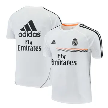 2013/14 Real Madrid Retro Training Jersey White