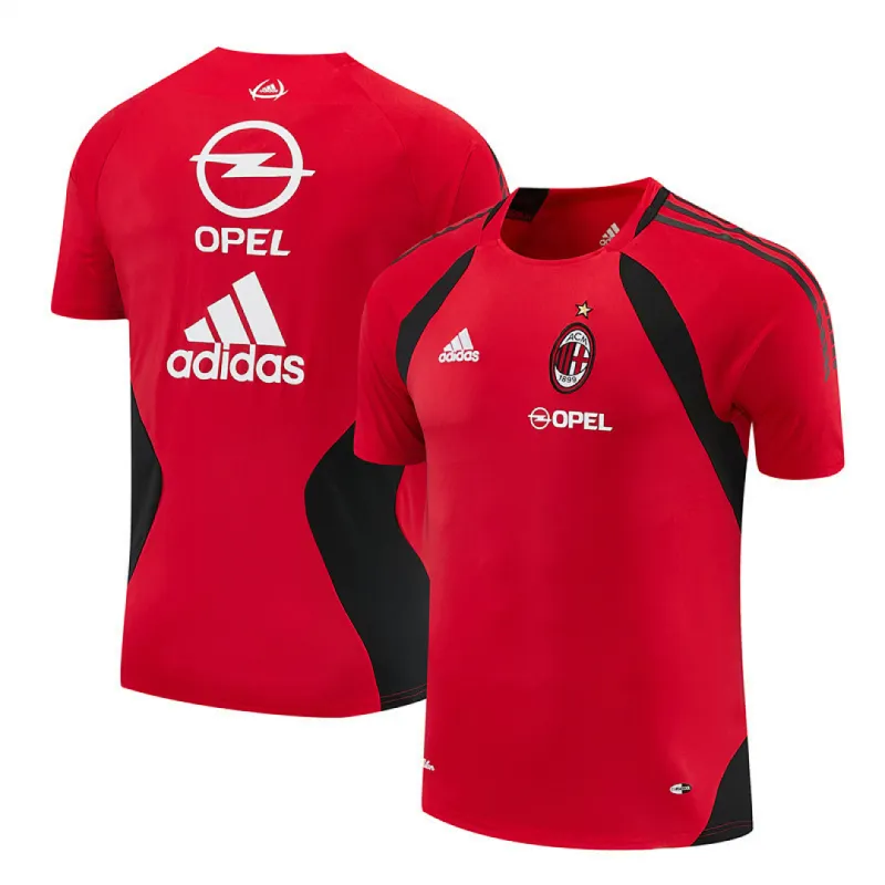 2005/06 AC Milan Retro Training Jersey Red