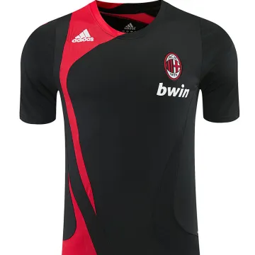 2007/08 AC Milan Retro Training Jersey Black