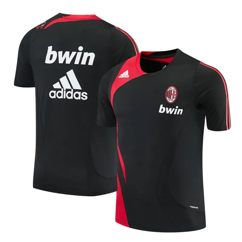 2007/08 AC Milan Retro Training Jersey Black
