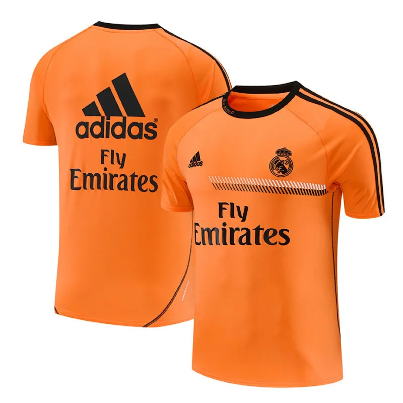 2013/14 Real Madrid Retro Training Jersey Orange