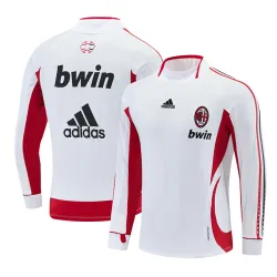 US24.89 - 2006/07 AC Milan Retro Long Sleeve Training Jersey White